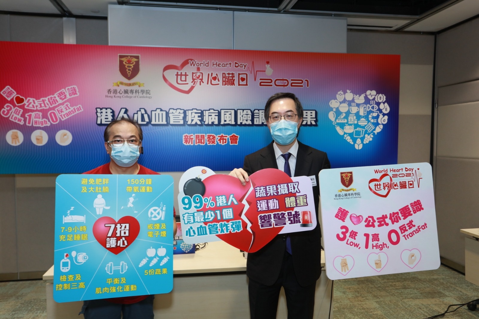 世界心臟日2021「港人心血管疾病風險因素」調查發布會